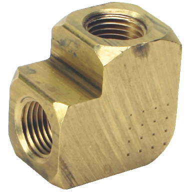 BRASS 90* ELBOW 3/8 - Click Image to Close