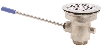 COMMERCIAL STRAINER LEVER WASTE 1-1/2 IN. DRAIN OUTLET - Click Image to Close