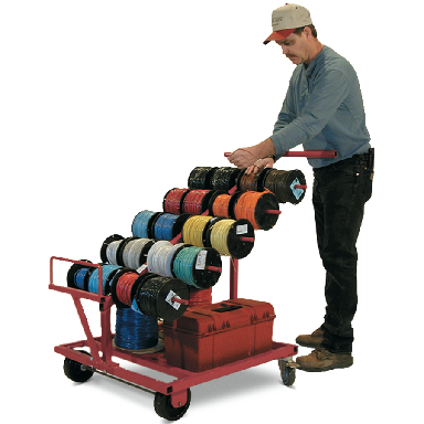 LARGE CAPACITY WIRE CART - Click Image to Close