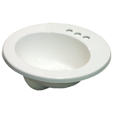 **LAV SINK RD WHT CULT MARB 19 - Click Image to Close