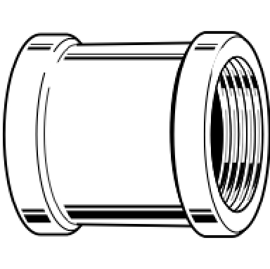 GALV COUPLING 2 X 1