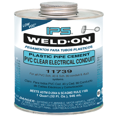 1PT PVC ELEC CONDUIT CEMENT - Click Image to Close