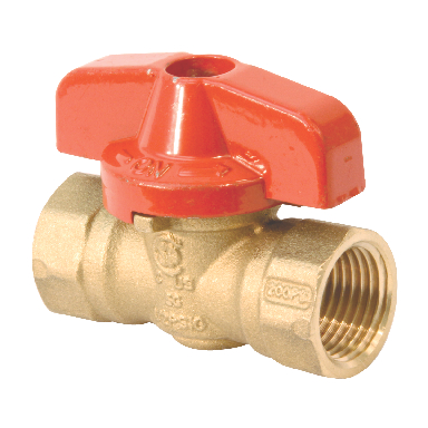 *GAS BALL VALVE TEE HDL 3/4 - Click Image to Close