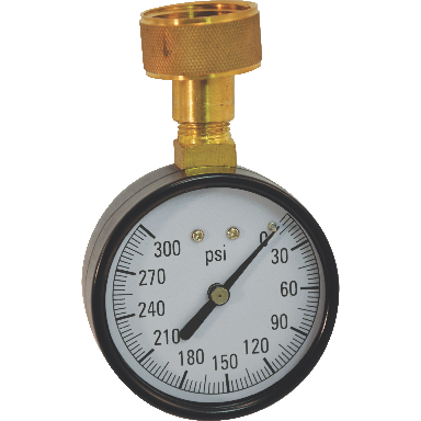 WATER PRESS TEST GAUGE - Click Image to Close