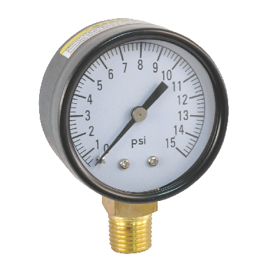 **PRESSURE GAUGE POLY 0-100 - Click Image to Close