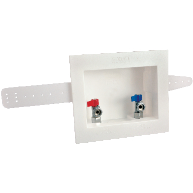 **OUTLET BOX 1/4 TURN PEX CONN - Click Image to Close