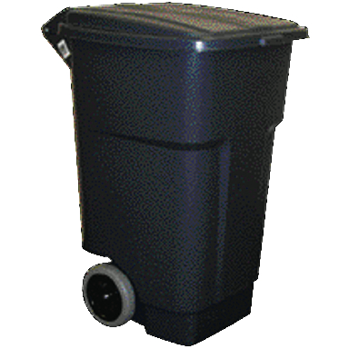 TRASH CAN 55 GAL SQUARE W/LID - Click Image to Close