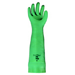 GLOVE LG 22MIL 18IN NITRILE EMBSSD 12PR/CS - Click Image to Close