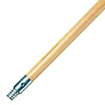 HNDL WOODEN WITH METAL TIP 60 X1-1/8 - Click Image to Close