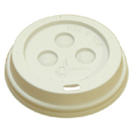 10-20OZ DOME LID FOR HOT CUPS PLS WHI - Click Image to Close