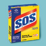 SOS STEEL WOOL SOAP PAD 12/15