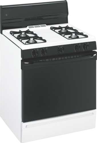 GE 30 IN. FREE-STANDING GAS RANGE WHITE - Click Image to Close
