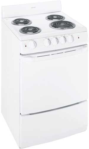 HOTPOINT ELECTRIC RANGE 24 IN. FREE-STANDING WHITE