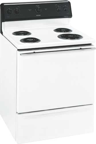 HOTPOINT ELECTRIC RANGE 30 IN. FREE-STANDING WHITE