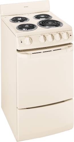 HOTPOINT RANGE ELECTRIC FREE STANDING 20 IN. BISQUE