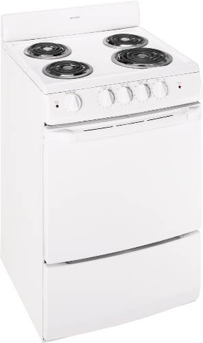HOTPOINT RANGE ELECTRIC FREE STANDING 24 IN. WHITE