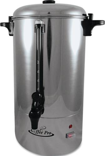 80-CUP PERCOLATING URN, STAINLESS STEEL - Click Image to Close