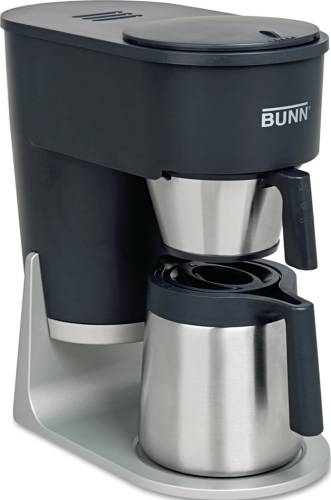 BUNN-O-MATIC VELOCITY BREW STX 10-CUP COFFEE BREWER, GRAPHITE BL - Click Image to Close