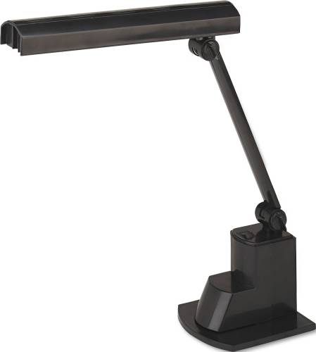 FLUORESCENT DESK LAMP, ELECTRONIC BALLAST, FOLDING SHADE, 15-1/2 - Click Image to Close