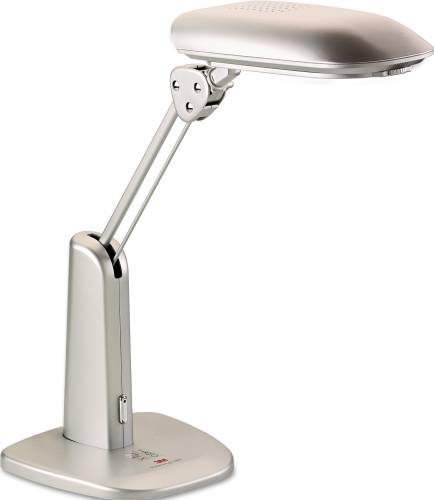 3M LOW-GLARE COMPACT FLUORESCENT POLARIZING TASK LAMP, WEIGHTED - Click Image to Close