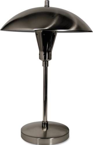 ILLUMINATOR INCANDESCENT DESK LAMP, SATIN NICKEL, 17-3/4 INCHES - Click Image to Close