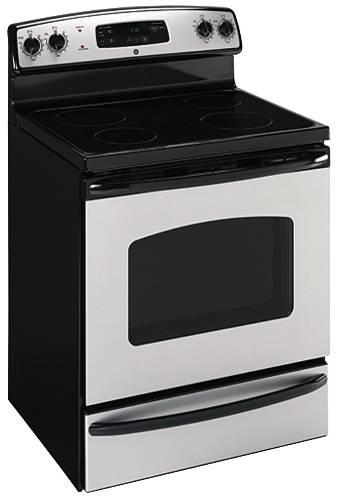GE CLEANSTEEL RANGE ELECTRIC FREESTANDING 30" - Click Image to Close