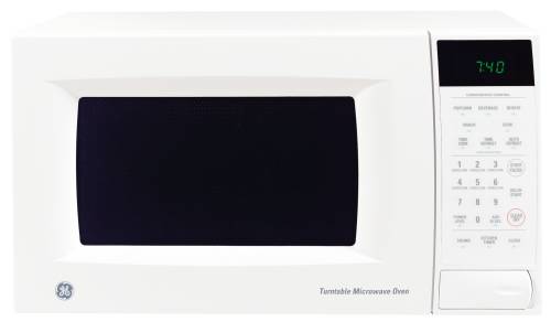 GE COMPACT COUNTERTOP MICROWAVE OVEN WHITE - Click Image to Close
