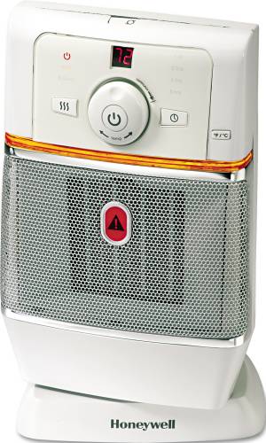 HONEYWELL 1500W OSCILLATING CERAMIC HEATER 7-1/4 IN. X 9-1/8 IN. - Click Image to Close