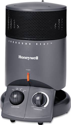 HONEYWELL MINI-TOWER 1500W HEATER FAN, PLASTIC CASE, 8-7/8 IN. X - Click Image to Close