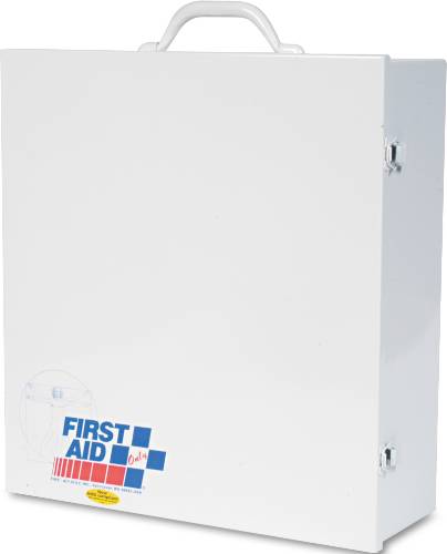 INDUSTRIAL FIRST AID STATION FOR 100 PEOPLE, 1041 PIECES, OSHA, - Click Image to Close