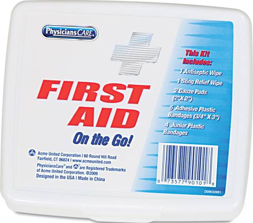 FIRST AID ON THE GO KIT, MINI - Click Image to Close