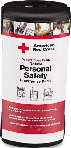 DELUXE PERSONAL SAFETY EMERGENCY PACK, 31 PIECES, PLASTIC CASE