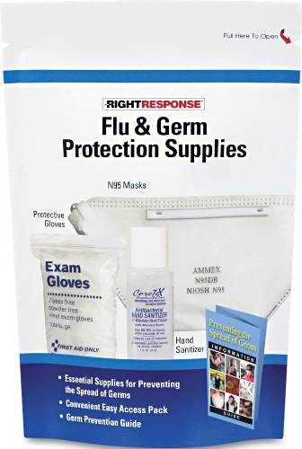 FLU-GERM PROTECTION KIT, 5 PIECES - Click Image to Close
