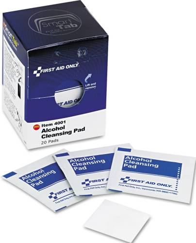 ALCOHOL CLEANSING PADS, 20/BOX - Click Image to Close