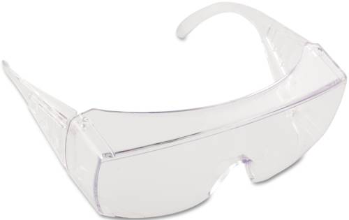 YUKON SAFETY GLASSES, WRAPAROUND, CLEAR LENS - Click Image to Close