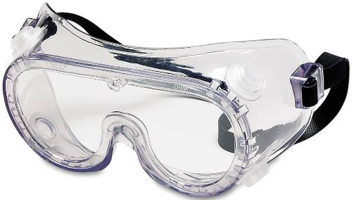 CHEMICAL SAFETY GOGGLES, CLEAR LENS