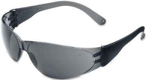 CHECKLITE SCRATCH-RESISTANT SAFETY GLASSES, GRAY LENS - Click Image to Close