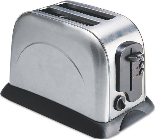 2-SLICE TOASTER WITH ADJUSTABLE SLOT WIDTH, STAINLESS STEEL - Click Image to Close