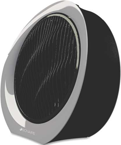 REMOTE CONTROL POWER FAN, THREE SPEED, BLACK - Click Image to Close