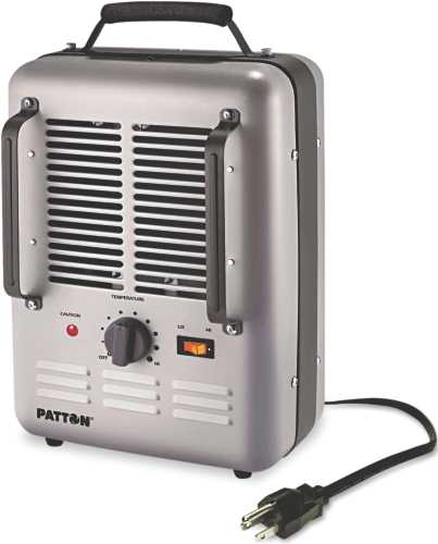 UTILITY HEATER, 7.7 IN. X 10.3 IN. X 14.6 IN., GRAY - Click Image to Close