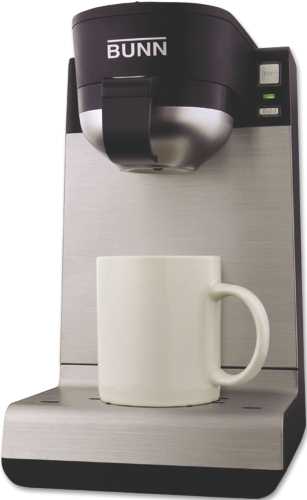 MY CAFE SINGLE SERVE POD BREWER, BLACK/STAINLESS STEEL - Click Image to Close