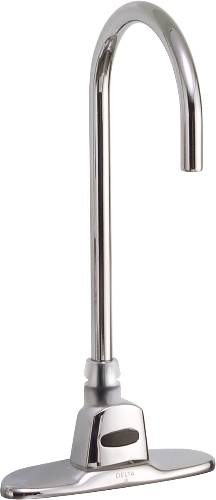 DELTA GOOSENECK ELECTRONIC FAUCET 1.5 GPM, HARD WIRED - Click Image to Close