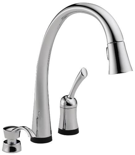 DELTA ELECTRONIC PULL DOWN FAUCET - Click Image to Close