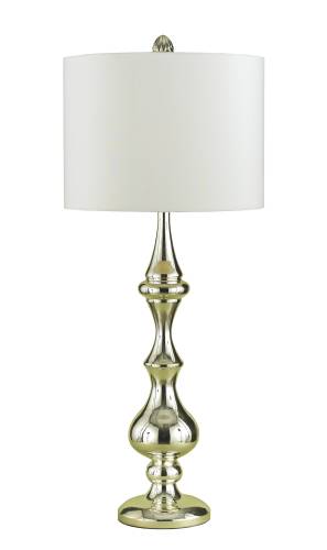 CANDICE OLSON CHARIS TABLE LAMP WITH A WHITE HARD BACK POLY/SILK - Click Image to Close