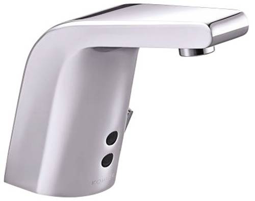 KOHLER INSIGHT SCULPTED TOUCHLESS AC POWERED DECK MOUNT FAUCET, - Click Image to Close