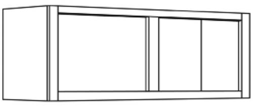 KITCHEN WALL CABINETS DOUBLE DOOR, 12 IN. H X 12 IN. D X 30 IN.