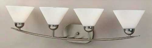 VANITY FIXTURE FOUR LIGHT 35-1/2 IN. EMP SILVER - Click Image to Close