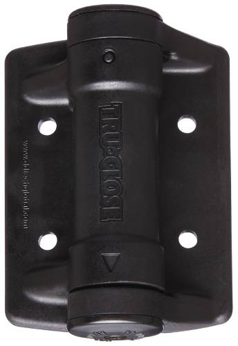 STANLEY V6214 HEAVY DUTY SELF CLOSING SPRING GATE HINGE BLACK - Click Image to Close