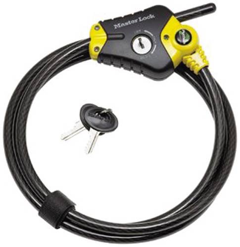 LOCKING CABLE 3/8 X 6 FT - Click Image to Close