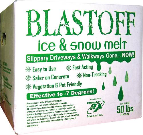 BLASTOFF ICE AND SNOW MELTER 50LB BOX